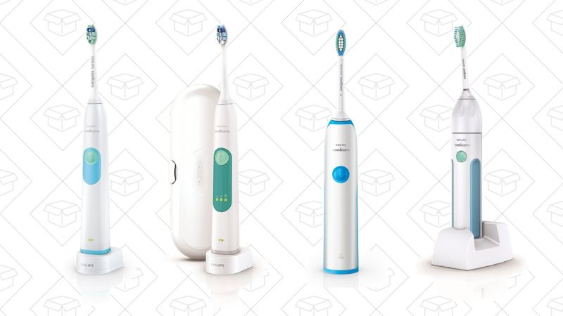 Philips Sonicare 3 Series Gum Health | $50 | Amazon | After $10 couponPhilips Sonicare Essence Sonic Electric Rechargeable Toothbrush | $20 | Amazon | After $5 couponPhilips Sonicare Essence+ rechargeable electric toothbrush | $25 | Amazon | After $10 couponPhilips Sonicare 2 Series Plaque Control | $30 | Amazon | After $10 coupon